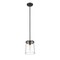 Z-Lite Callista 1 Light Mini Pendant, Matte Black & Clear 3032MP-MB - alternate 5